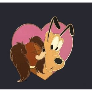 DISNEY AUCTIONS (P.I.N.S.) VALENTINES DAY 2004 PLUTO AND FIFI PIN LE 1000